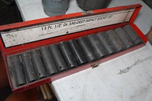 Evercraft 13-Piece 12 Drive SAE Deep Impact Socket Set