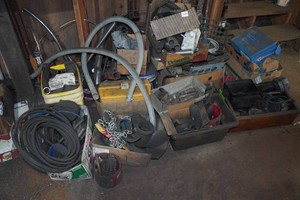 Assorted Hardware - Scrap Metal, Tubing, Props