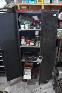 Metal Storage Cabinet with Oxygen Welding and Solder Equipment