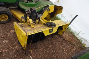 John Deere Single Stage Front Mount Snowblower Attachment for 112 or 210 Tractor