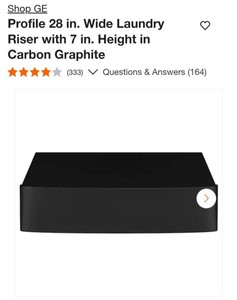 GE Carbon Graphite pedestal