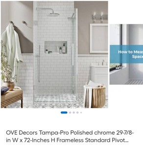 29 glass shower door