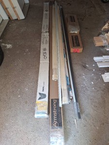 Drop ceiling grid and drywall corners