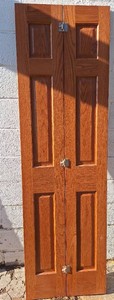 24 prefinished medium oak bifold door