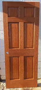 New 32 prefinished medium oak solid core door