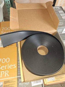 120 roll Black rubber wall base
