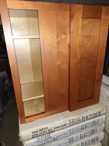 9-2730 30 cherry color wall cabinets