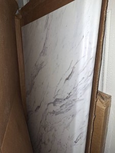 Calacatta laminate counter tops