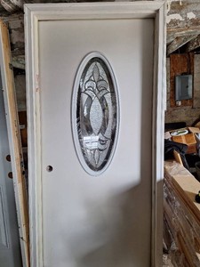 36 steel exterior door