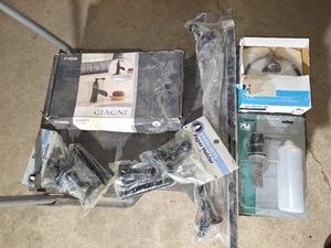 Oil rubbed bronze bath hardware