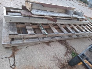 Reclaimed lumber and freight lumber