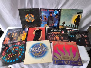 Vinyl records-lot of 10-REO Speedwagon, Bee Gees ect.
