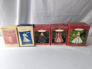 Hallmark Barbie Keepsake Ornaments-lot of 5