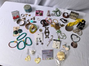 Trinket Boxes and Costume Jewelry Lot