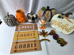 Fall Decor lot-9 pieces