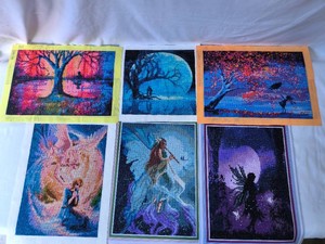 Diamond Paintings lot-6 pieces-FairiesTrees