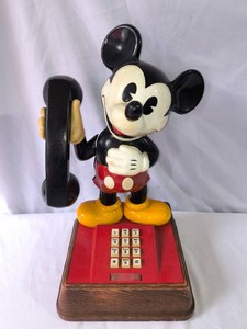 Vintage Mickey Mouse push button telephone