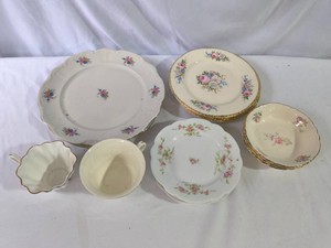 Vintage Dishware and Teacups -14-piece lot