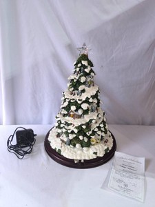 Thomas Kinkade  Village Christmas Tree with COA