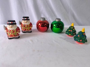 Guards,Ornaments and Christmas Trees Salt and Pepper Shakers-3 Sets