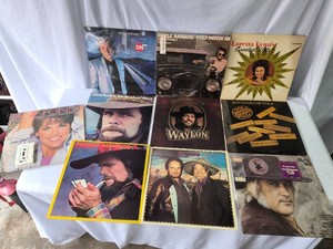 Vinyl Records-lot of 10-Merle Haggard,Loretta Lynn ect.