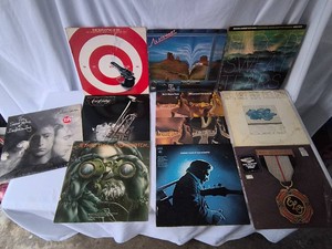 Vinyl Records-lot of 10-Jethro Tull, ELO ect.