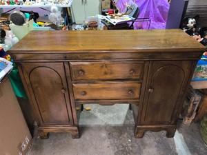 Antique Wooden Credenza