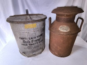 2 Vintage cans
