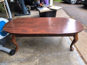 Vintage Oval Coffee Table