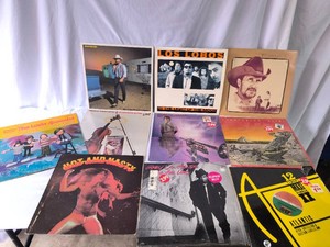 Vinyl Records-lot of 10-Merle Haggard,Los Lobos ect.
