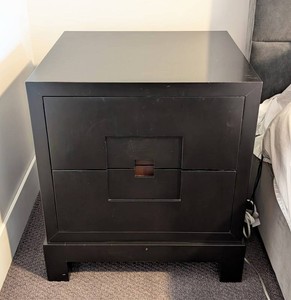Nightstand - Berman Rosetti Quadrant Black