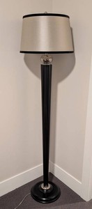 Floor Lamp - Frederick Cooper Two-Light Black-Finish