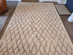 Wool Area Rug - Asha Carpets Big Lace JP064 7 X 11