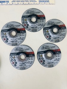 GATOR Platinum Performance CUT & GRIND WHEELS - 4 12 - 5 ct in Protective Tin - NEW
