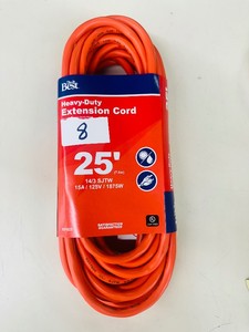 New 25 ft Heavy Duty EXTENSION CORD