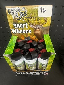 Lot of 6  Deer Thugs - WhoopGas - SNORT WHEEZE - aerosols