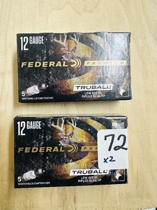 2 Boxes FEDERAL 12 GA TruBall - 2 34 - 1 oz - 1300 FPS