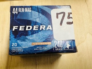 FEDERAL 44 MAG - 240 gr Jacketed Hollow Point