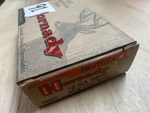 Hornady -12 ga  SST Shotgun Slug - 300 gr FTX - SLUG - Rifled Barrels Only