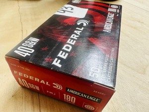 Federal AMERICAN EAGLE 40 S&W FMJ - 180 gr