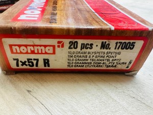 NORMA. 7x57 R - 154 gr - Sweden