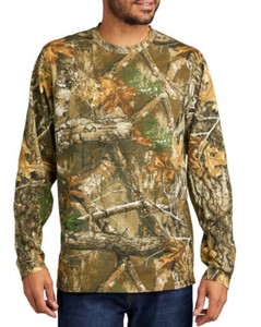 Lot of 2 Russel Outdoors REALTREE  LONG SLEEVE POCKET TEES - XL