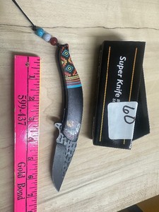 FOLDING KNIFE - Indian Motifs - new