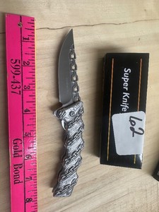CHAIN LINK FOLDING KNIFE -new-