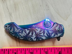 HERBAL THEMED FOLDING KNIFE -new-