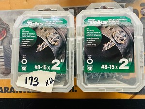 2 PKGS - SELF TAPPING SCREWS - #8-15 - 2 in