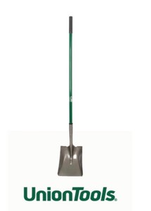 Union Tools SQUARE SHOVEL  with Fiberglass Handle