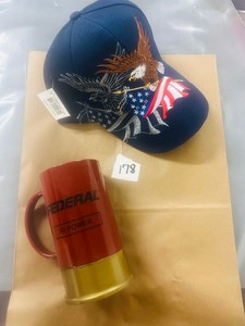 MERICA Cap & Mug Lot - A