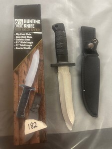 HUNTING KNOFE w Sheath (new)