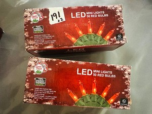 LED String Light Lot - RED - Deterrent